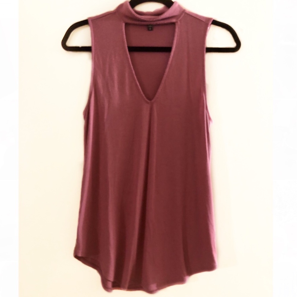 NWOT Express Mauve Sleeveless Tee